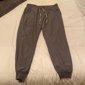 Figs Womens Graphite Zamora Petite Jogger Scrub Pants Size S
